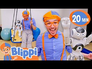 Blippi Dances With a Robot!🤖 | Blippi Songs 🎶| Educational Songs For Kids