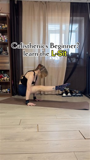 Beginner calisthenics- L-sit tutorial
