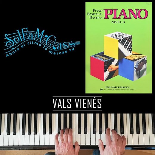 54 Bastien Piano Básico Nivel 3 Vals Vienés