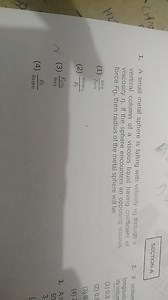 SECTION-A1. A small metal sphere is falling with velocity vo t... | Filo