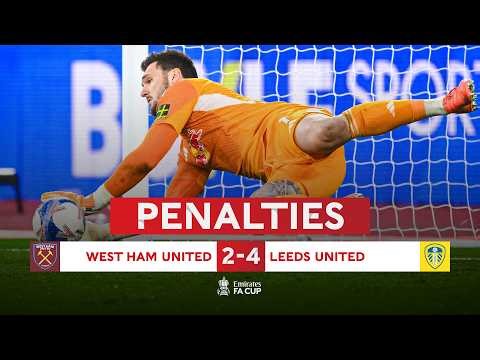 FA Cup heritage 🏆 | Full penalty shootout | West Ham United v Leeds United AFC | Emirates FA Cup