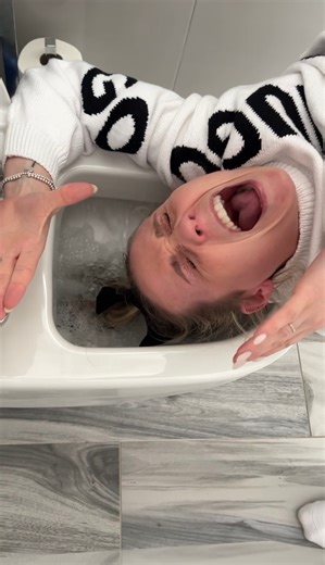 stuffed in a washing machine, she made a giant toothbrush and someone got a flushy 😂 | Kristen Hanby