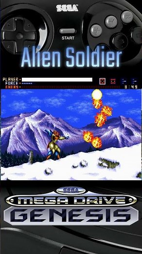 Alien Soldier (Sega Mega Drive/ Genesis) #retrogaming