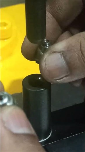 Impact Press Grease Nipple Spring Locking Process | Industrial Assembly Machine | Hammer Knock