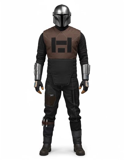 Sci-fi Cosplay Flight Suit | Bounty Hunter Outfit | Black Costume Set - Etsy