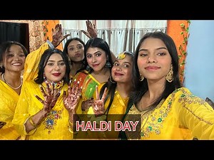 Haldi Vlog | Haldi Day | Big Celebration 🎉 | Haldi Ceremony | Sabki Dance Performance