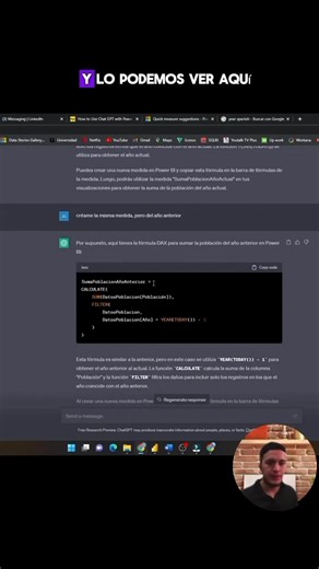 7.6K views · 95 reactions | Cómo Usar #chatgpt y #PowerBI 2 | BI Analysts | Facebook