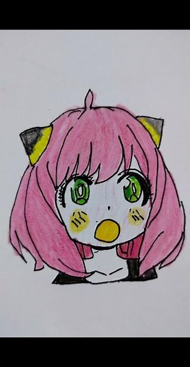 How to Draw Anya Forger from Spy x Family – Step-by-Step Tutorial