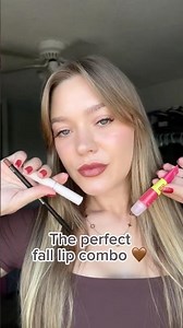 the perfect fall lip combo 💋🤎