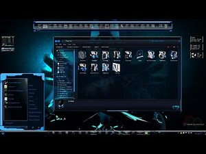 Alienware theme (transperent) for windows 7 (Tutorial)