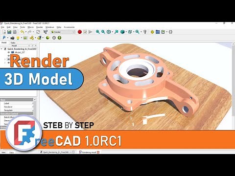 FreeCAD 1.0 Basic render guide