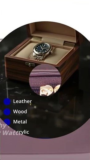 Explore the Best Materials for Luxury Watch Boxes!