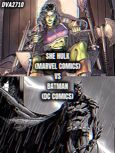 She Hulk vs Batman (Full Comparison)