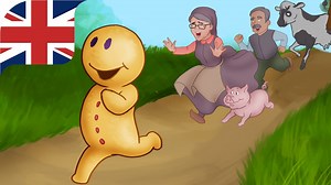 The Gingerbread Man - Bedtime Story for Children with British English Audio