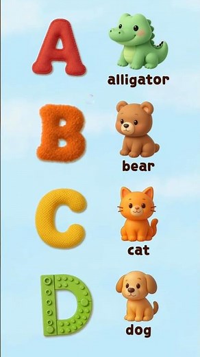 ABC Animal Song for Kids (A–H) | Learn Phonics & Animal Names