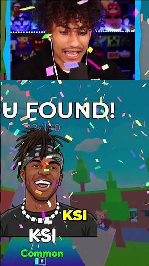 Finding KSI & DanTDM in a HUGE YouTuber Game! #shorts