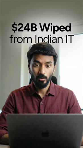 AI just wiped $285 billion from tech stocks. In one day. Anthropic's new Claude plugins triggered the SaaSpocalypse. Indian IT giants crashed: Infosys -8%, TCS -7%, Wipro bleeding. The reality? AI isn't eliminating jobs. It's transforming them. Companies don't need 50 people anymore. They need 5 who can operate AI. 50% of entry-level white-collar jobs could vanish in 1-5 years. Law. Finance. Consulting. IT. Your choice: Be replaced by AI or be the one running it. Follow for more such insane AI u