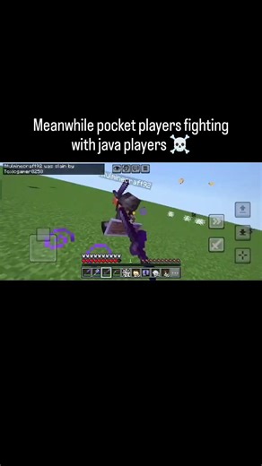 Minecraft PVP challenge with Java player☠️