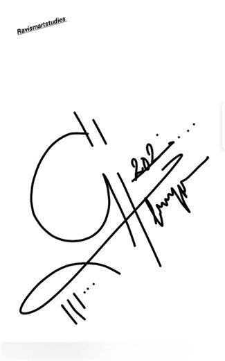 how to draw easy signature style 😄😉 #easylearning #evergreen #signature #art #education