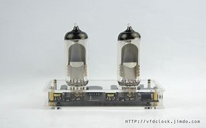USB Powered 6E1P(EM80) 2-tube Magic Eye VU Meter(Stereo Audio Visualizer)-V1.0