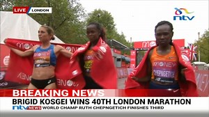 World champ Ruth Chepng'etich finishes third | Nation