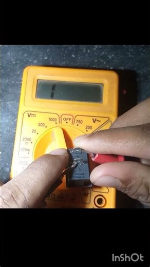 how to check switch using multimeter #shorts #electronic