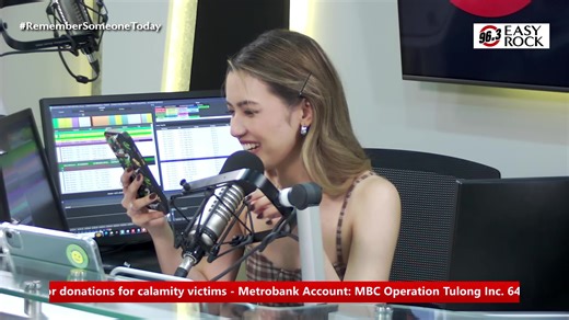 Surprise surprise! It's Jasmine of 96.3 Easy Rock serving you some Tea this Wednesday night! | Easy Rock Manila