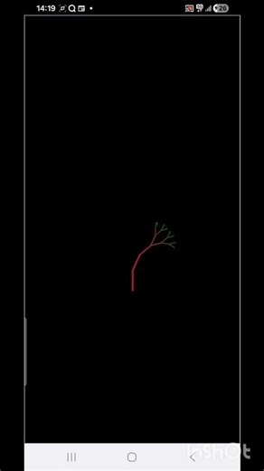 TITLE:I Grew a Tree Using Only Python 🌳🤯 #coding #python #viral