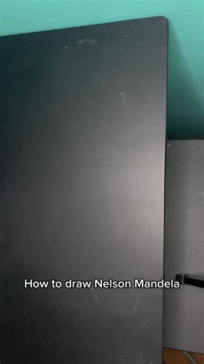 AshyArtz on Instagram: "Nelson Mandela drawing tutorial… #fypシ #nelsonmandela #viralvideos #blackhistorymonth #southafrica"
