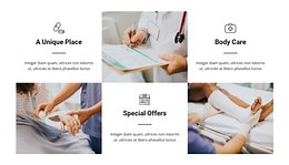 The advantages of our hospital - Website Design by Nicepage