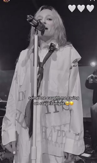 Emotional Moment On Stage: Crying with Fans