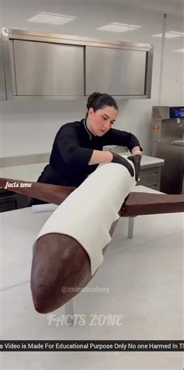 This girl makes Cake Airplane ✈️ Project 😱⁉️#factsulagam #shorts