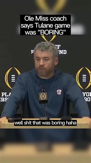 Chat GPT Memes + AI Art on Instagram: "Ole Miss Head Coach Pete Golding says the Rebs first round game against Tulane was BORING. Despite losing Lane Kiffin a few weeks ago, Ole Miss dominated Tulane 41-10. #hottytoddy #olemissfootball #olemissrebels #collegefootballplayoff #tulanefootball"