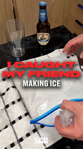 No more ice cube trays for me 😂 #hacks #ice | LADbible