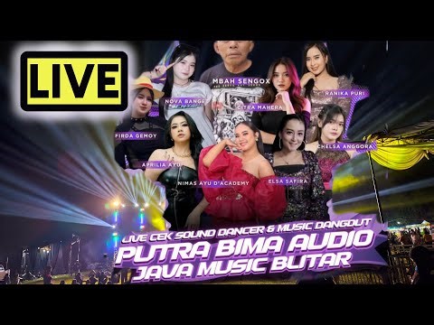 LIVE CHECKSOUND DANCER MUSIC DANGDUT PUTRA BIMA AUDIO JAVA MUSIC BLITAR .lapangan kertorejo ngoro