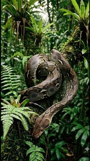 Le python réticulé : le serpent capable d’avaler un cerf entier… en silence.