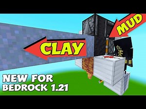 Super Compact Clay Farm!!! (Simple & Easy) [Minecraft Bedrock 1.21] #minecraft
