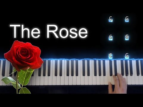 Bette Midler's 'The Rose' Piano Tutorial (Intermediate)