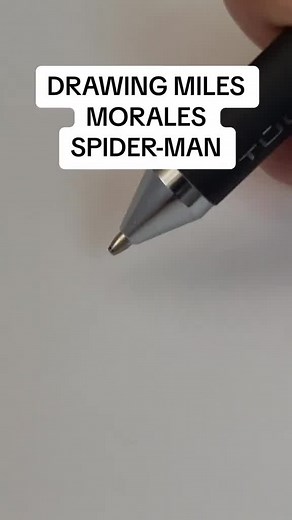 Drawing Miles Morales | How to Draw Spider-Man Miles Morales