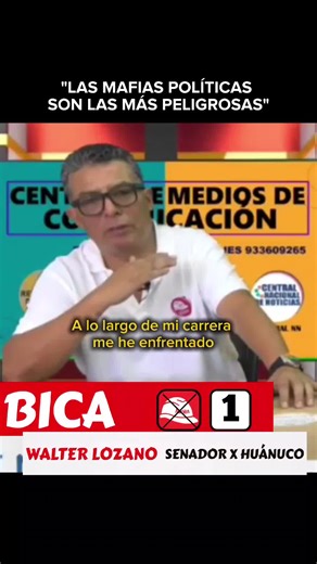 Como Coronel (r) me he enfrentado a todo tipo de mafias criminales, pero las más peligrosas siempre han sido las mafias políticas. Por eso a esas mafias hay que enfrentarlas desde adentro. #Huánuco #Senador #Bica #politica #fyp