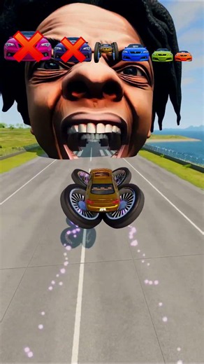 Big and Small Car vs IShowspeed - BeamNG.Drive #beamngdrive #ishowspeed #viral #shorts