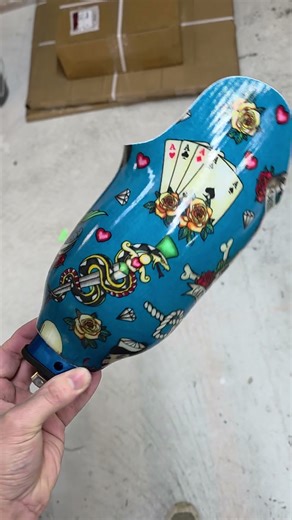 finished leg with fabric #leg #legday#prostheticlimb #prosthetics #madeinamerica