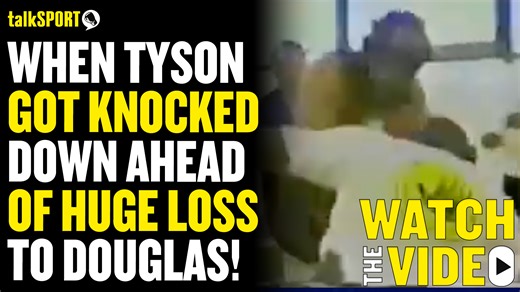 Throwback to Mike Tyson getting knocked down in sparring by fighter Greg Page