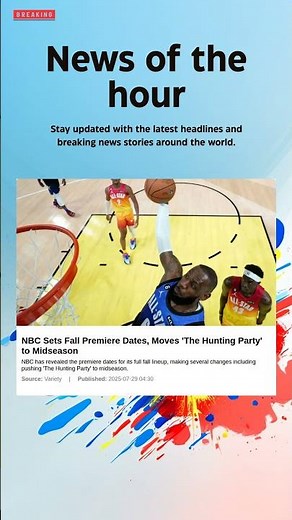 Breaking News: NBC Sets Fall Premiere Dates, Moves 'The Hunting Party' to Midseason #nbc