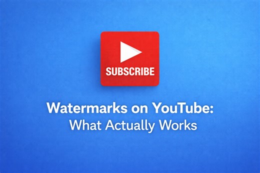 How to Add a YouTube Video Watermark to Get More Subscribers