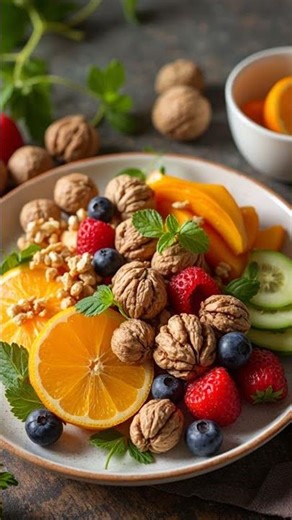 Walnuts: Superfood for Heart, Brain & Immunity #foodfacts #healthtips #wellnessshorts