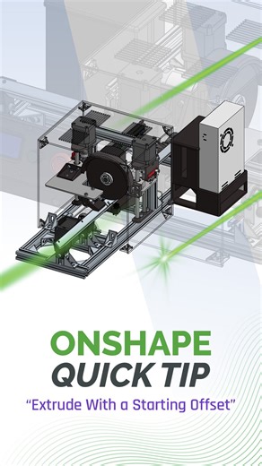 PTC Education | Did you know you can add a starting offset to your extrude features in Onshape? Learn how to set an offset distance or reference a face,... | Instagram