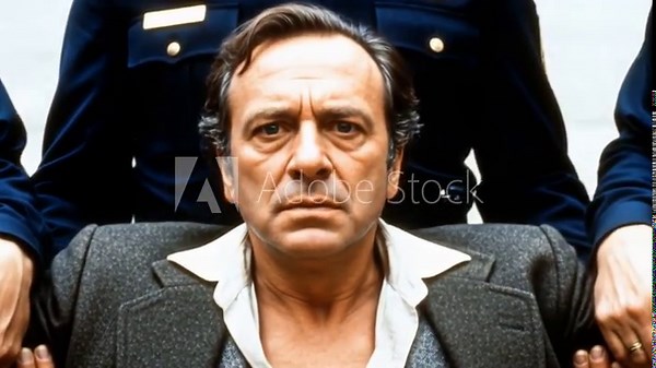 Businessman or politician in handcuffs being arrested by multiple police officers during corruption investigation highlighting white-collar crime and legal enforcement actions