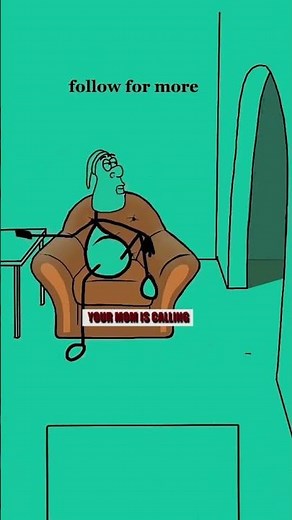 your mom is calling (Animation meme 🤣) #shorts