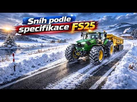 FS25 – Silnice #2 | Přidáme si sníh podle specifikace FS a model si tak dokončíme CZ/SK